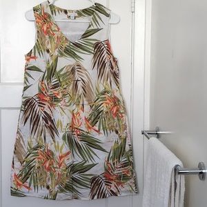 J.jill linen sleeveless dress